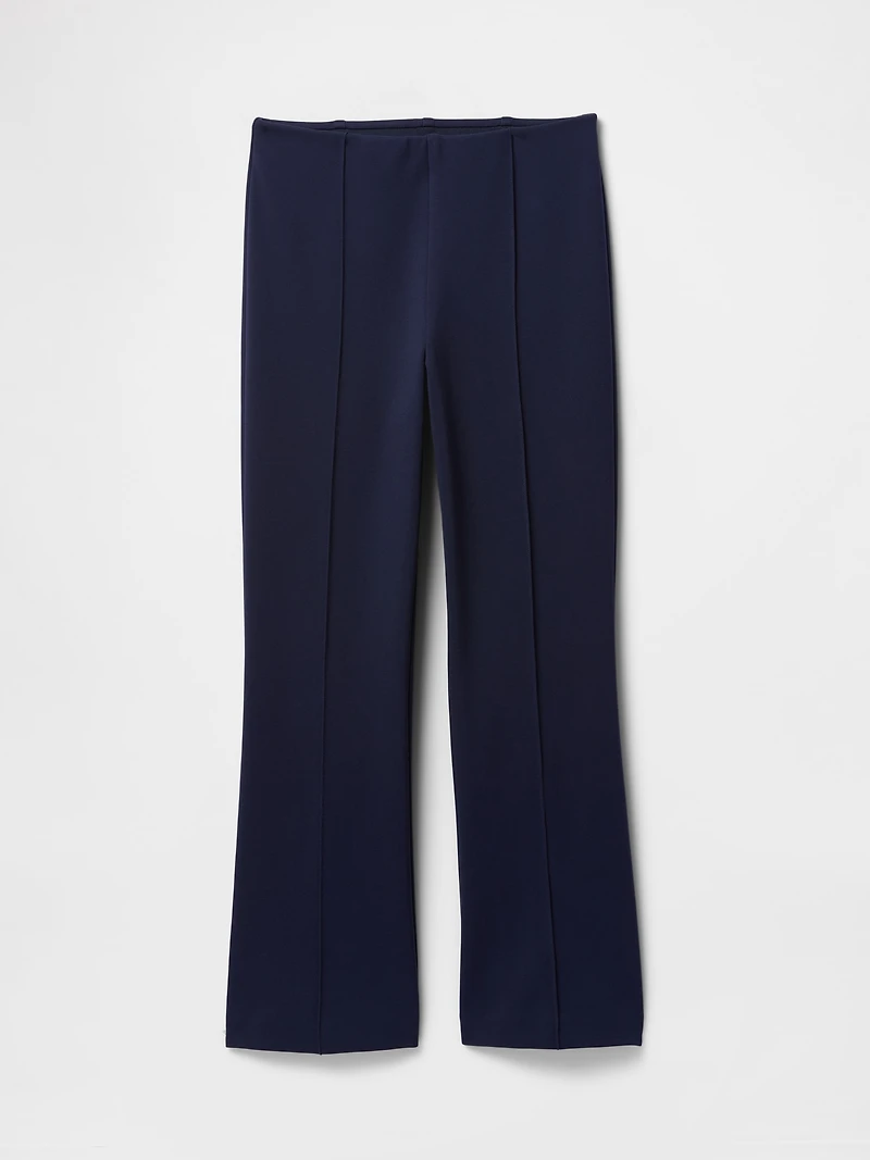 High Rise Double Knit Crop Kick Pants