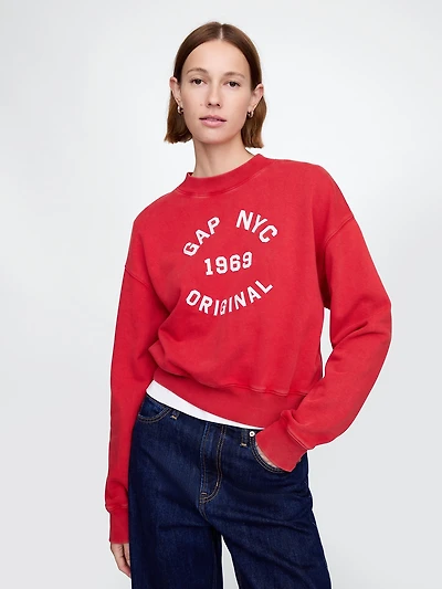 Heavyweight French Terry Crop Sweatshirt