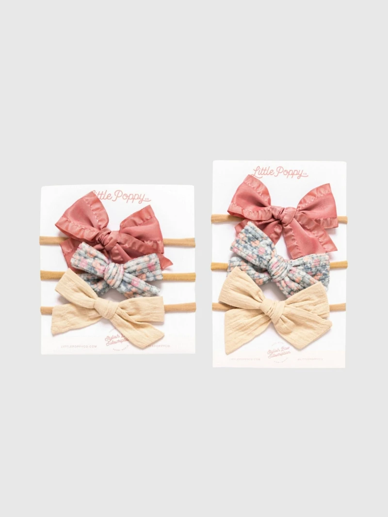 The Adaline Headband Bow Set
