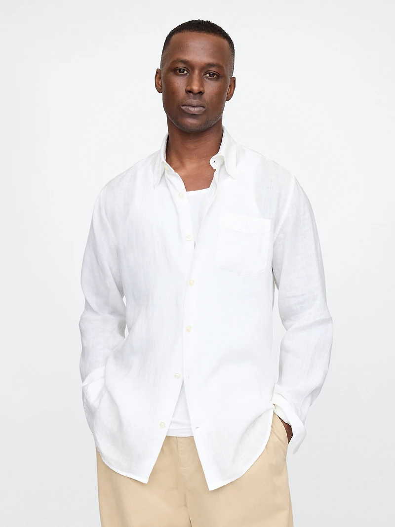 100% Linen Classic Shirt