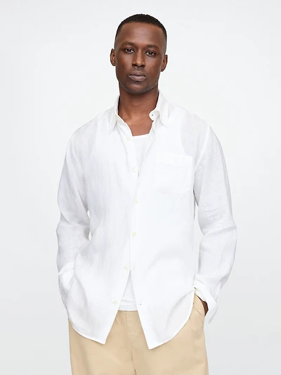 100% Linen Classic Shirt