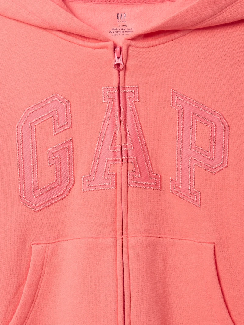 Kids VintageSoft Logo Zip Hoodie