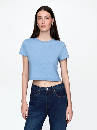 Organic Cotton VintageSoft Crop T-Shirt