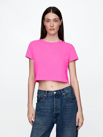 Organic Cotton VintageSoft Crop T-Shirt