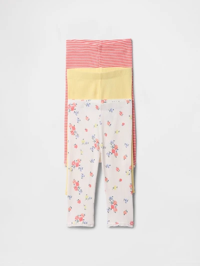 Baby First Favorites TinyRib Leggings (3-Pack)