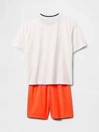 Gap × Disney Kids Recycled PJ Short Set