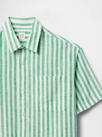 Kids Linen-Cotton Relaxed Shirt