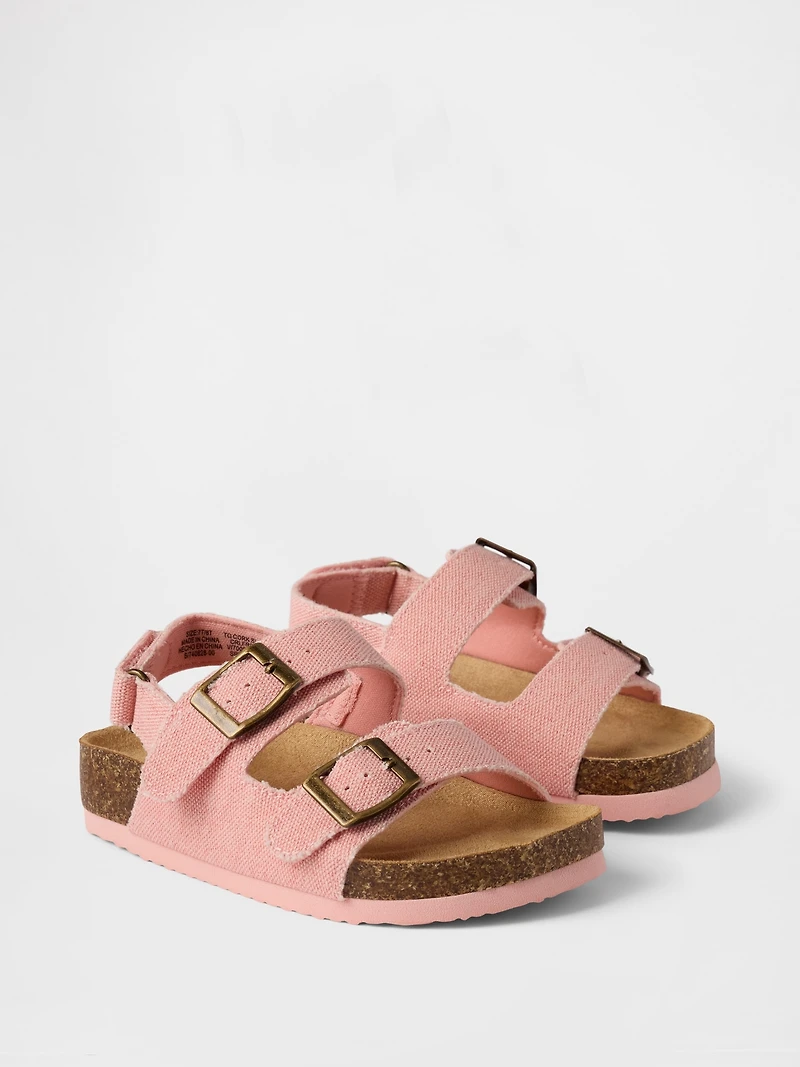 Toddler Buckle Cork Sandals