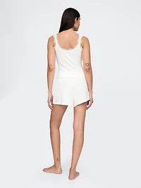 Mini Rib Relaxed PJ Shorts