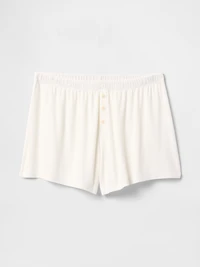 Mini Rib Relaxed PJ Shorts