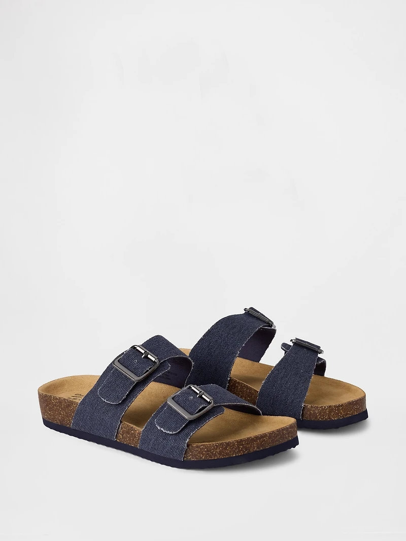 Kids Buckle Cork Sandals
