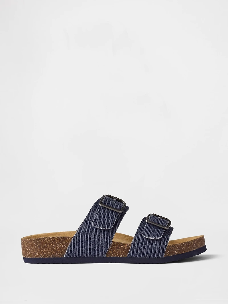 Kids Buckle Cork Sandals
