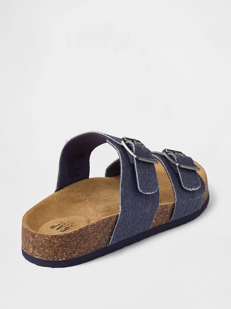 Kids Buckle Cork Sandals