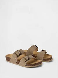 Kids Buckle Cork Sandals