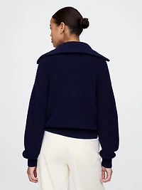 100% Cotton Half-Zip Pullover Sweater