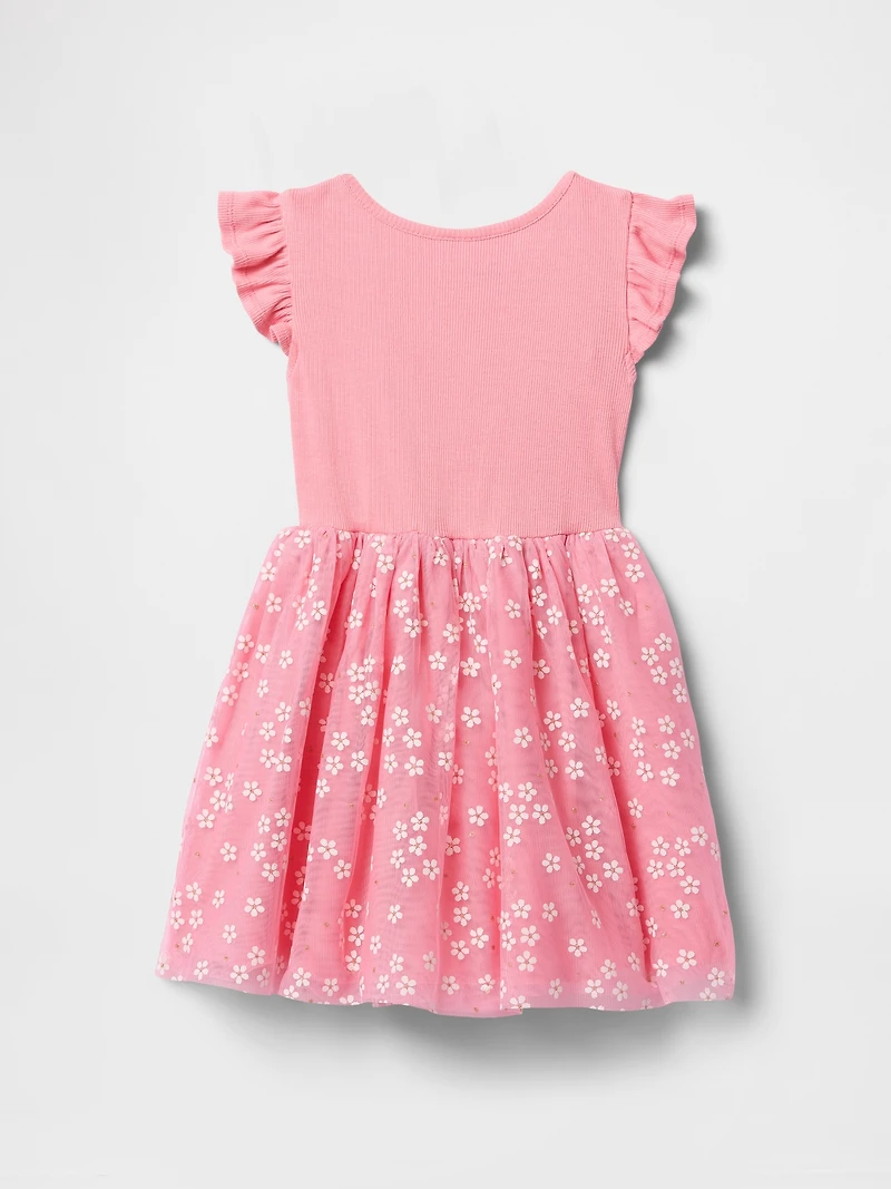 Baby & Toddler 2-in-1 Flower Tulle Dress