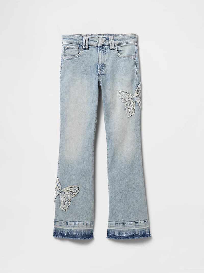 Kids High Rise '70s Flare Jeans