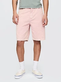 Washed Corduroy Shorts