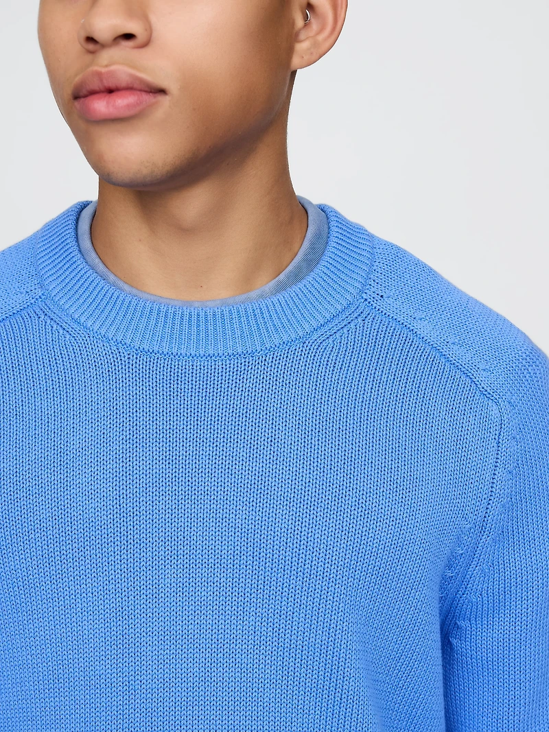 Raglan Crewneck Sweater