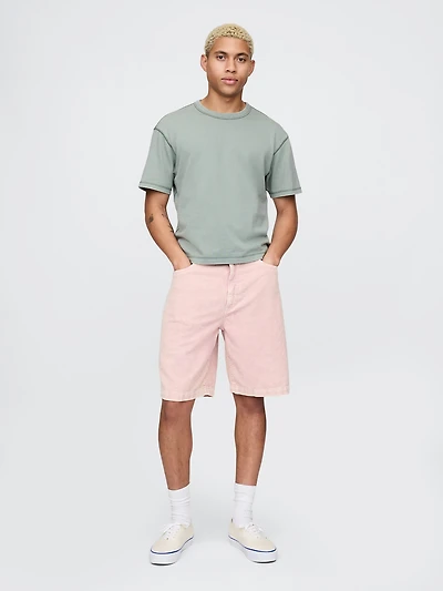 Washed Corduroy Shorts