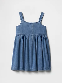 Baby & Toddler Bow Denim Dress