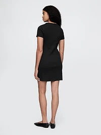 Rib Mini T-Shirt Dress