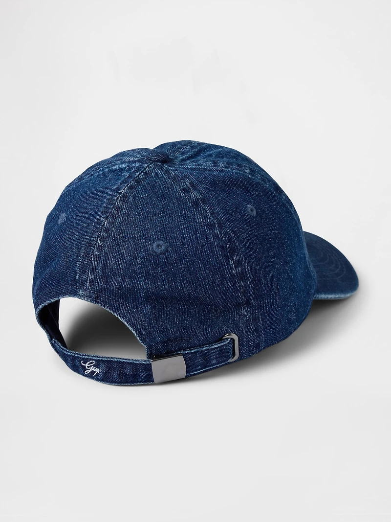 Gap Americana Logo Denim Baseball Hat