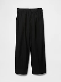 365 Low Rise Linen-Blend Trousers