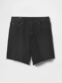 8" Mid Rise '90s Loose Denim Bermuda Shorts