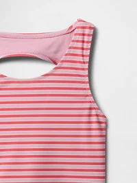 Kids Cutout Tankini Swim Two-Piece