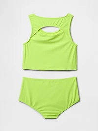 Kids Cutout Tankini Swim Two-Piece