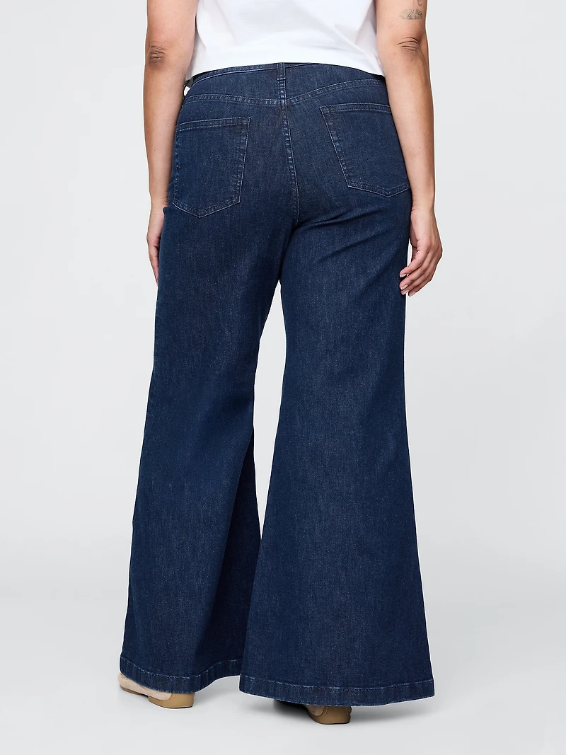 High Rise Relaxed Flare Jeans