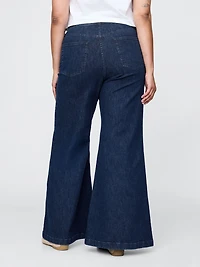 High Rise Relaxed Flare Jeans