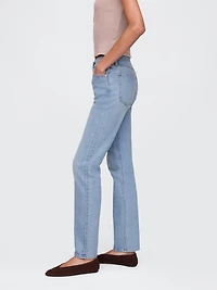 High Rise Crossover '90s Slim Straight Jeans