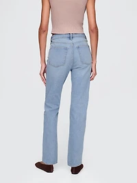 High Rise Crossover '90s Slim Straight Jeans