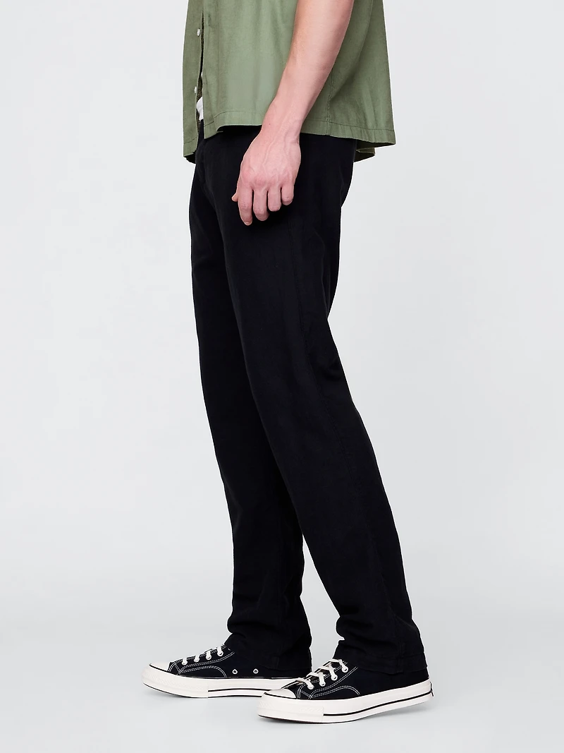 Linen-Cotton Khakis