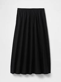 Poplin Maxi Skirt