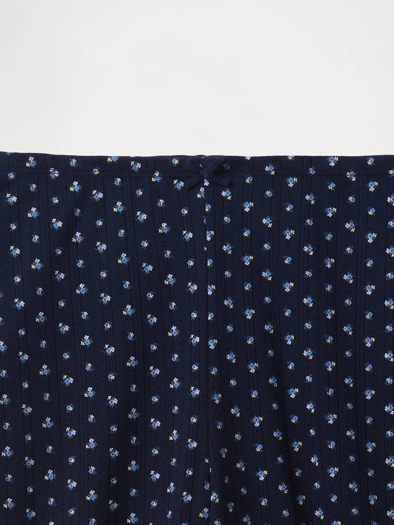 Pointelle Crop PJ Pants