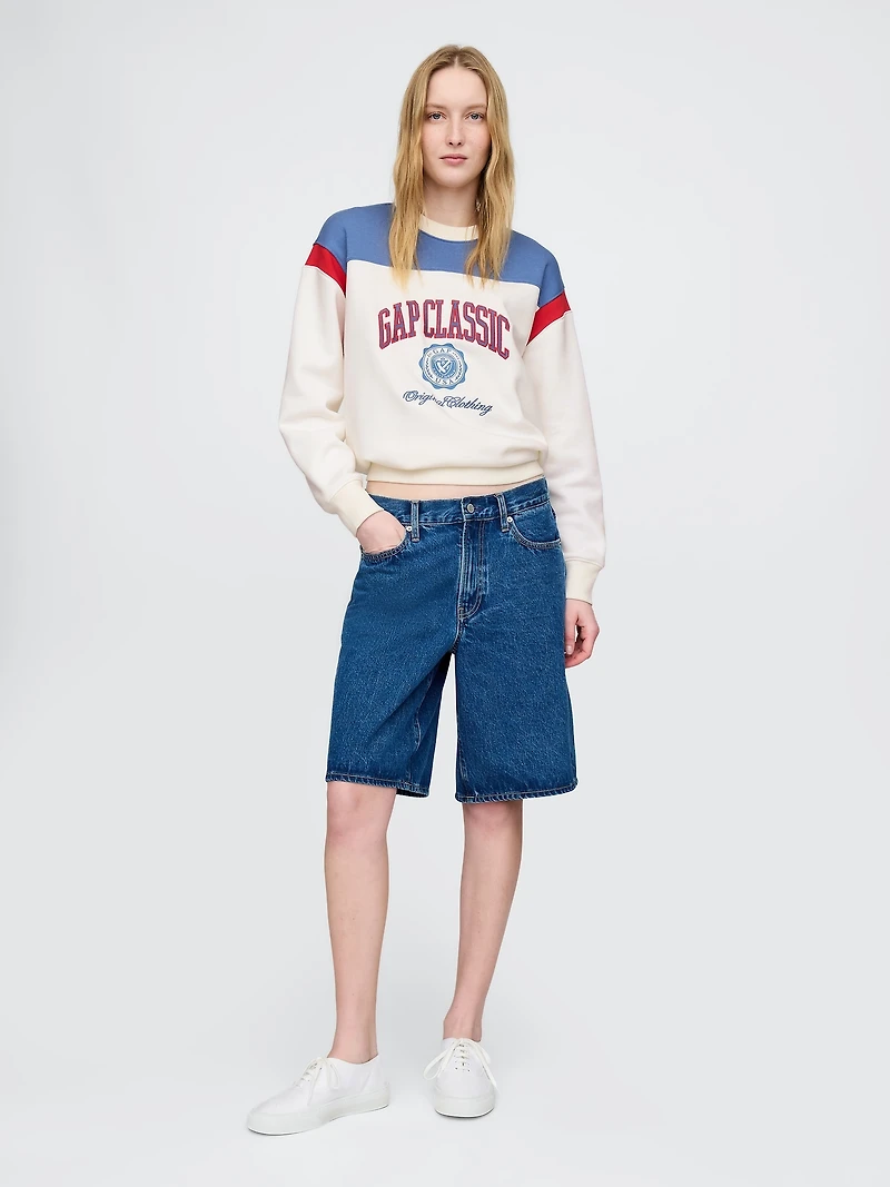 VintageSoft Gap Logo Tunic Sweatshirt