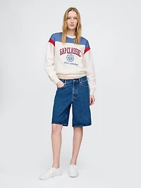 VintageSoft Gap Logo Tunic Sweatshirt