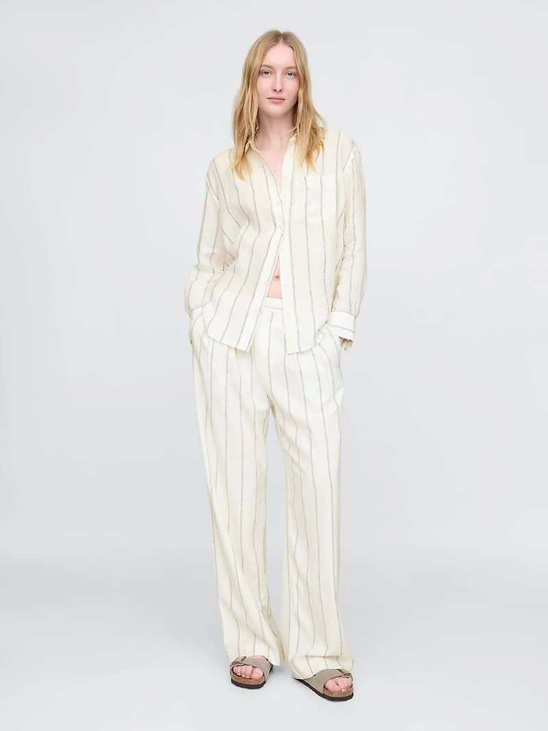 100% Linen Oversized Shirt