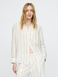 100% Linen Oversized Shirt
