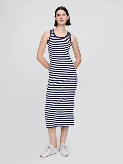 Rib Midi Tank Dress