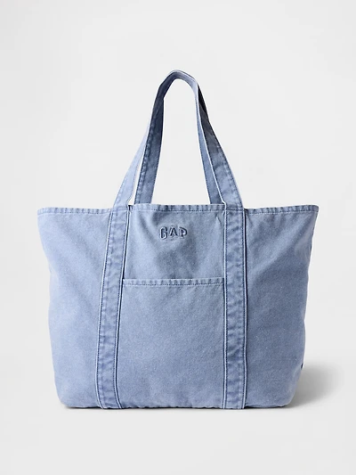 Gap Denim Logo Tote Bag