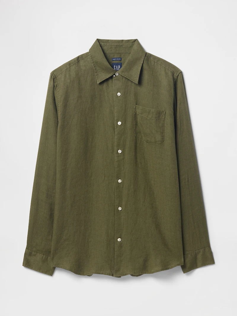 100% Linen Classic Shirt