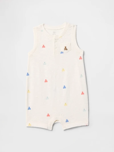 Baby Organic Cotton Shorty One-Piece