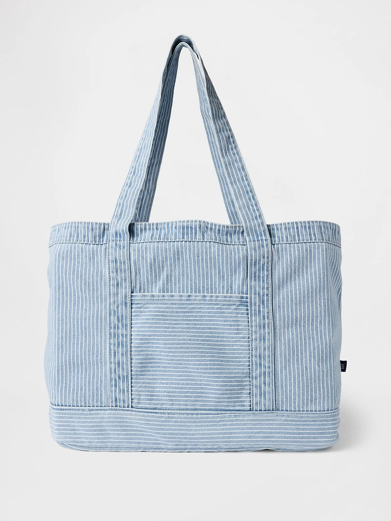Gap Denim Logo Tote Bag