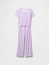 Kids Recycled Pointelle PJ Set
