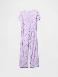 Kids Recycled Pointelle PJ Set