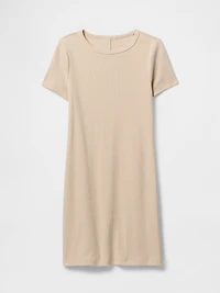 Rib Mini T-Shirt Dress